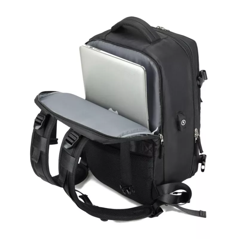 Mochila de viagem de cabine NOVEEN CTB400, 40x20x25 cm, preta