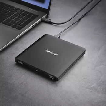 Intenso EOD 500BD Slim gravador Blu-ray externo, USB 3.2 Gen 1, preto