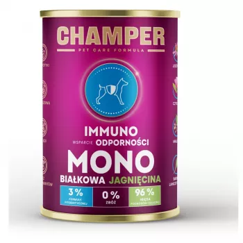 CHAMPER Immuno Monoproteico borrego - comida húmida para cães - 400g
