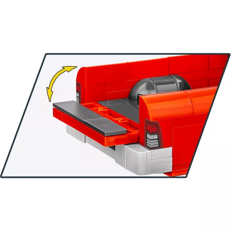 Brinquedo de construção Cobi RAM 1500 24607 2-em-1 modelo montável, configurações substituíveis