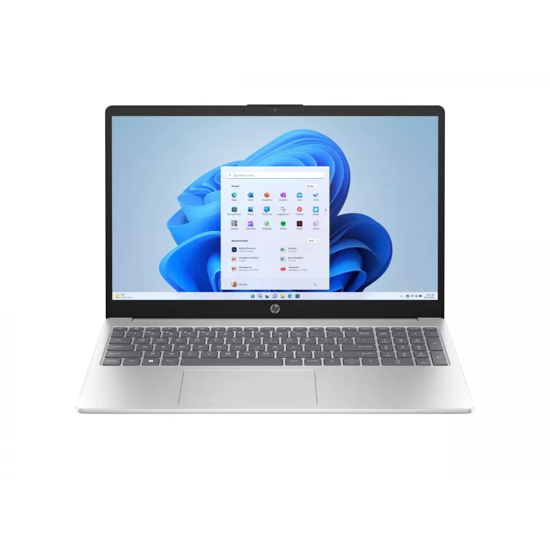 Portátil HP 15-fc0041ny — Ryzen 5 5625U, 15,6 polegadas FHD, 16 GB DDR4, 256 GB SSD, Vega 7, Windows 11, Natural Silver