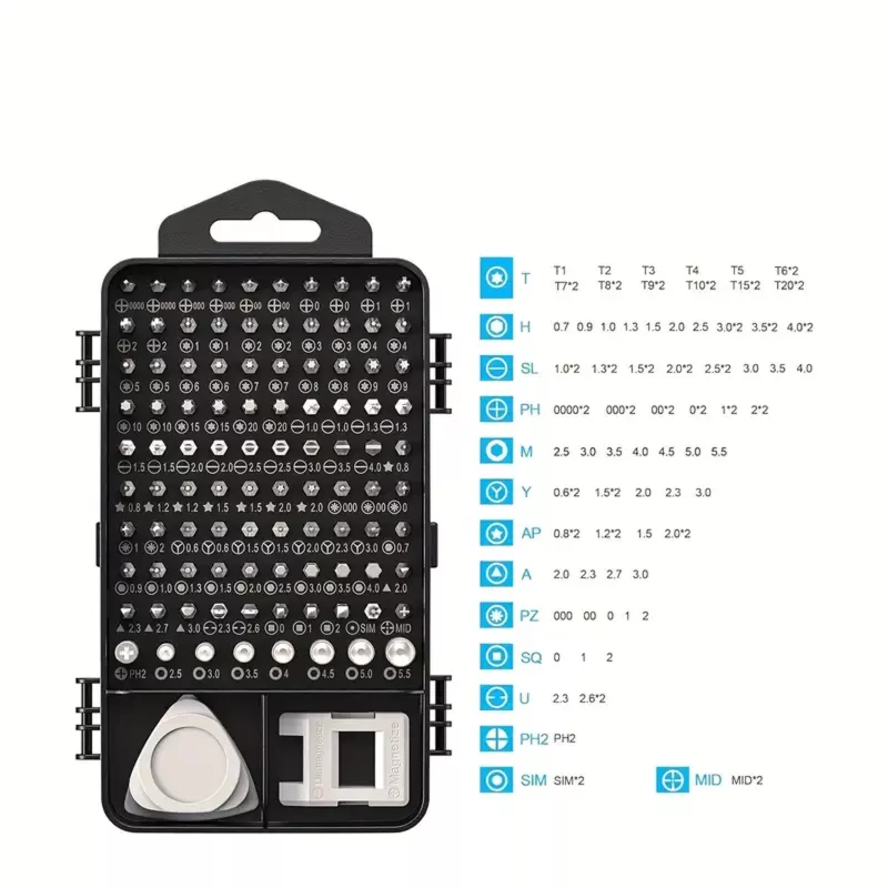 Extralink Conjunto de chaves de precisão, chaves Torx 115 em 1