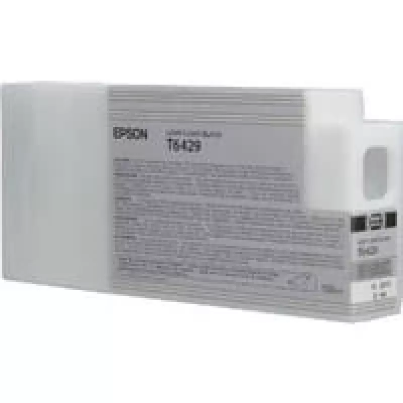 Cartucho de tinta Epson T6429 light light preto (150ml), rendimento padrão, light light preto, tinta pigmentada, 150 ml, 1 unid.