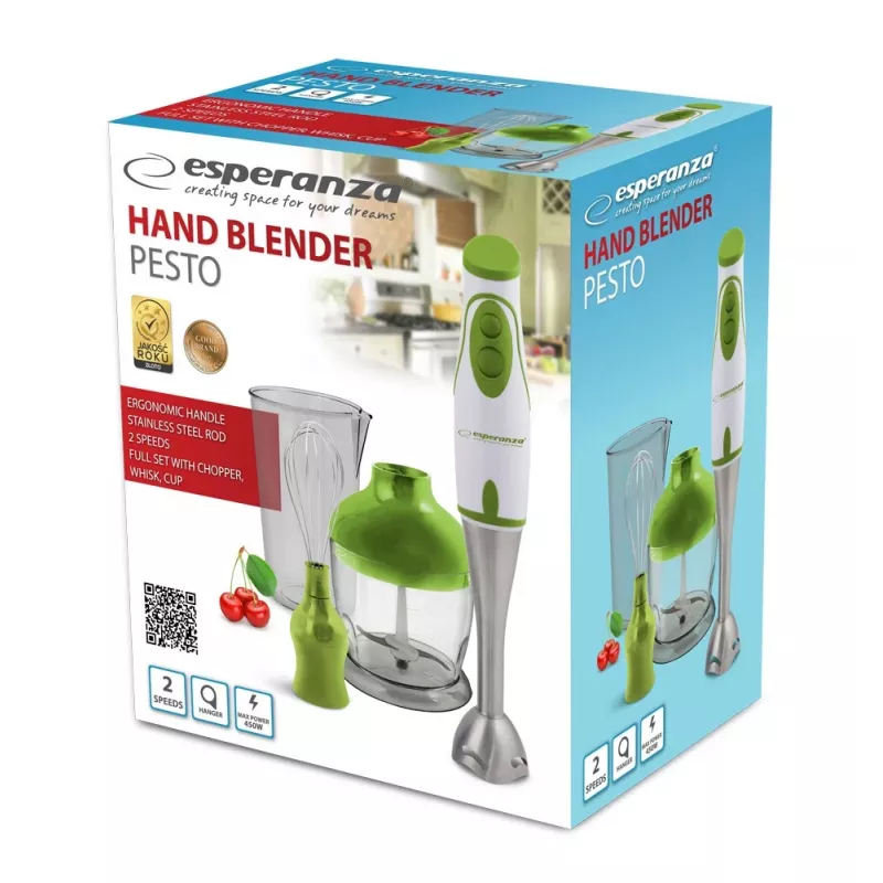 Esperanza EKM003G Varinha mágica 0,75 L verde, branca 450 W