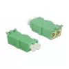 Acoplador de fibra ótica DeLOCK 85927 LC duplex fêmea para fêmea 4 unid.