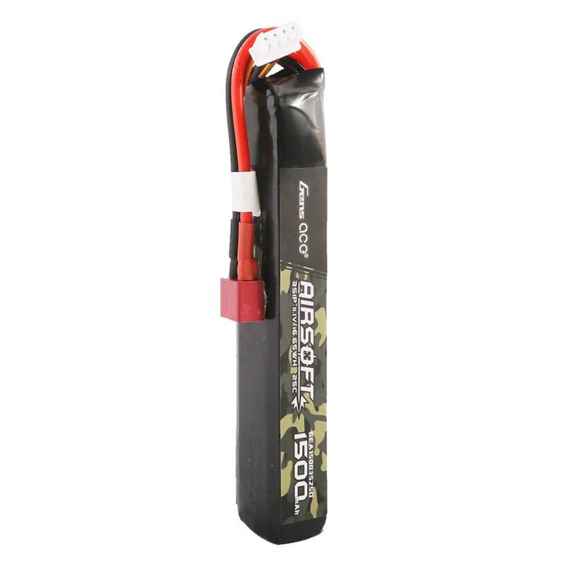 Bateria de polímero de lítio (LiPo) Gens Ace GEA15003S25D 1500mAh 3S 11,1V 25C