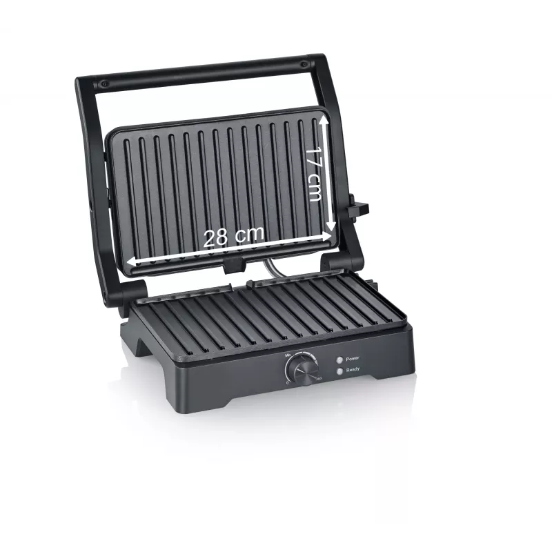 Grelhador múltiplo elétrico SEVERIN KG 2391 XL com superfície de grelhar antiaderente