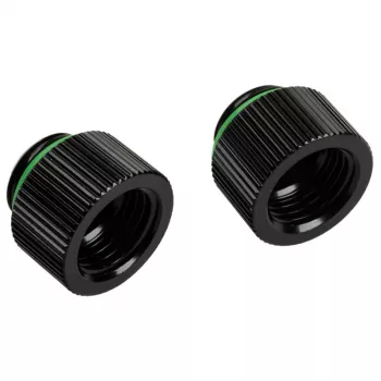 Fitting BitsPower Touchaqua — latão, superfície preta, 10 mm de largura
