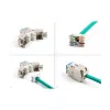 Módulo Keystone DeLOCK 88113 plano RJ-45 azul 10 unid.