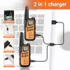 Walkie-talkie Baofeng BF-T25E laranja, 2 unid.