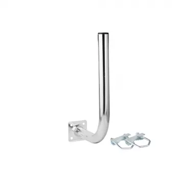Suporte de varanda Extralink L250x400, 250x400mm, com grampos M8, aço, galvanizado