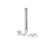 Suporte de varanda Extralink L250x400, 250x400mm, com grampos M8, aço, galvanizado