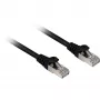 Cabo de rede Sharkoon RJ45 Cat.6a SFTP (preto, 20 metros, LSOH (isento de halogéneos))