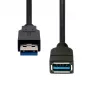 Cabo de extensão USB ProXtend USB3AAF-005 — 5 m, USB 3.2 Gen1, conector fêmea A para conector macho A