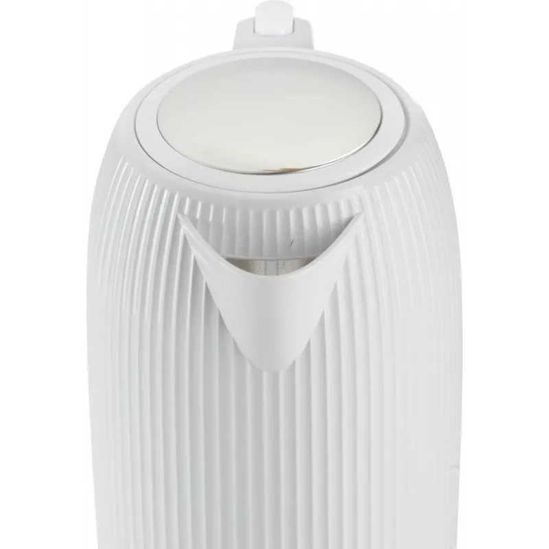 Chaleira Gorenje | K17DPW | elétrica | 2200 W | 1,7 L | aço inoxidável | base rotativa 360° | branco