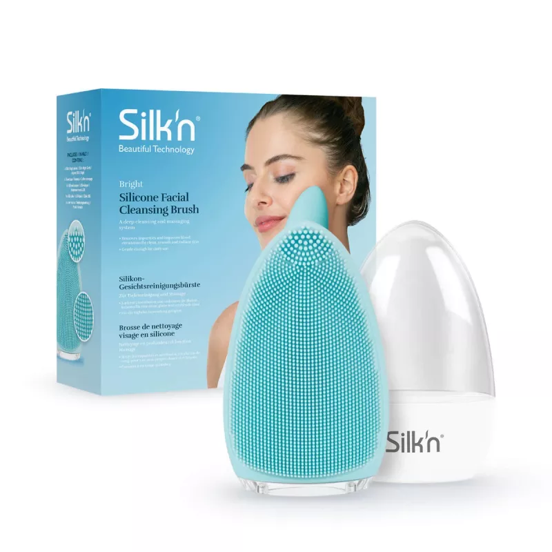 Dispositivo de limpeza facial Silk'n Bright azul 70mm largura 110mm altura