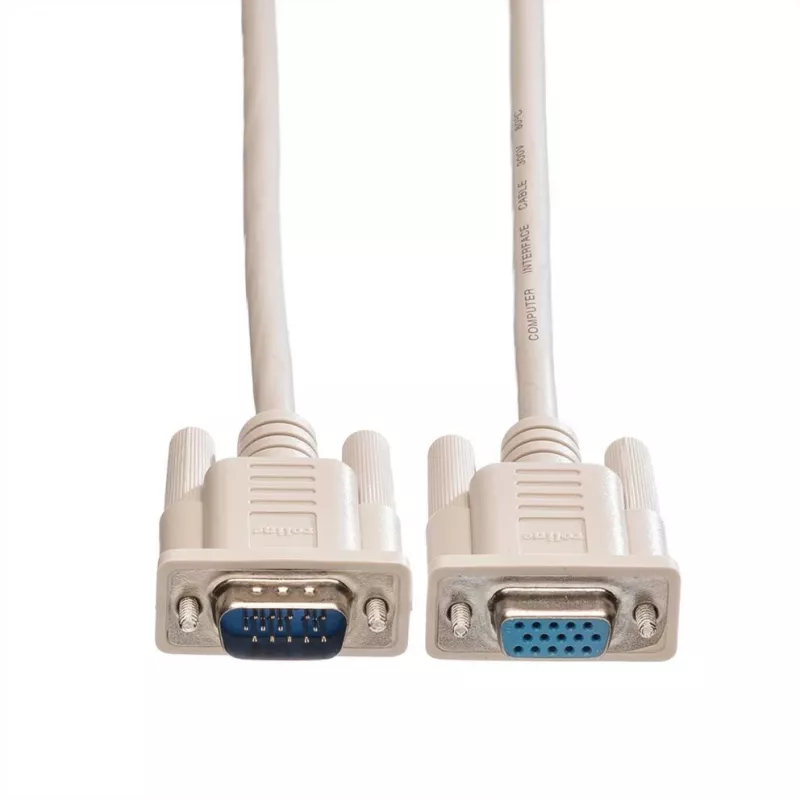 Cabo de ligação para monitor ROLINE HD15 ST/BU 1,8 m (11.01.6518)