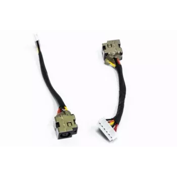 Conector fêmea de alimentação com cabo, HP Compaq CQ50, CQ60, G50, G60