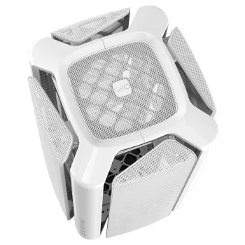 Caixa Geometric Future M2 THE ARK, mesh – branco