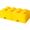 Gaveta de arrumação LEGO Brick 8 — amarelo (modelo 40061732) gaveta de arrumação para peças e componentes pequenos