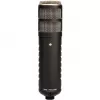 Microfone de estúdio dinâmico RØDE Procaster — com fios, Mini-XLR (3 pinos), 75–18.000 Hz, 32 Ω, -56 dB, preto, 695 g