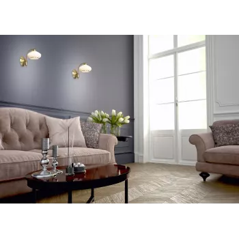 Lustre de teto Activejet Clássico NIKITA pátina 5xE27 para sala de estar