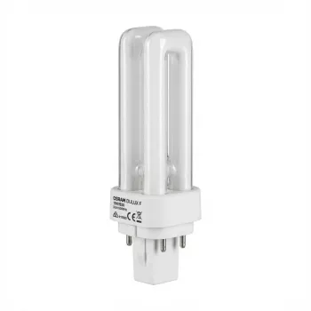Lâmpada fluorescente compacta Osram DULUX F24 EM V 12W 840 2G10, 12 W, 4000 K, 1500 lm, casquilho 2G10