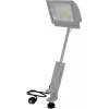 Projetor LED EUROLITE KKL-50 4100K prateado, projetor exterior compacto de alto desempenho