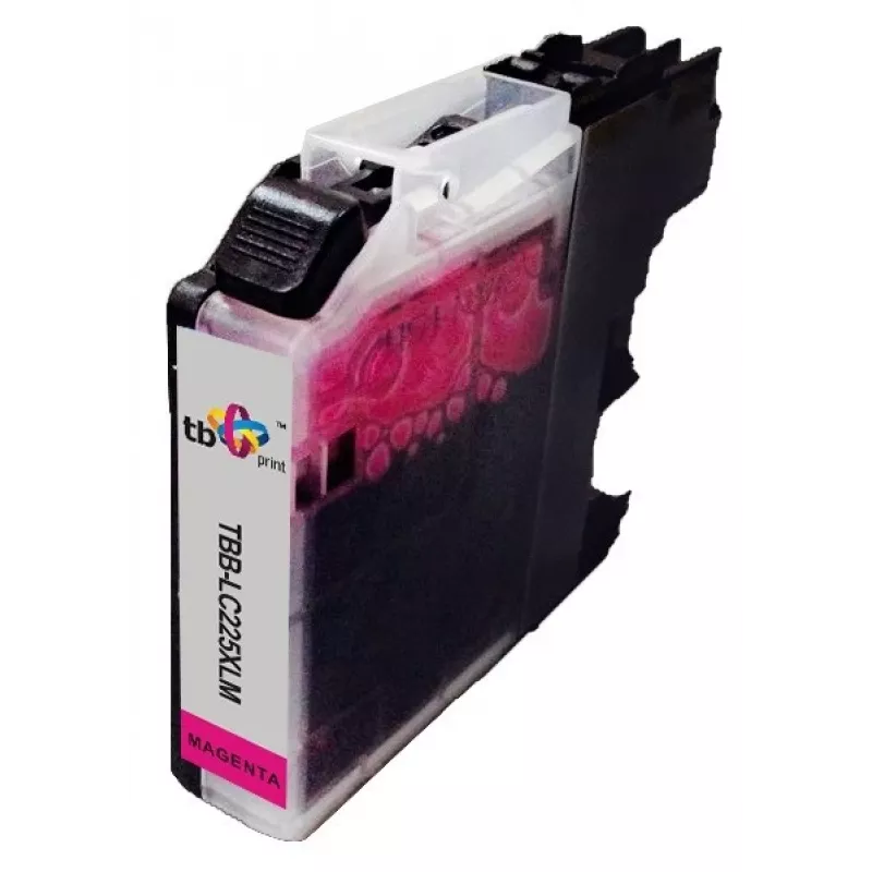 Cartucho de tinta TB compatível com Brother LC225XL magenta novo