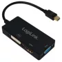 Adaptador de cabo Mini DisplayPort para DisplayPort LogiLink CV0110