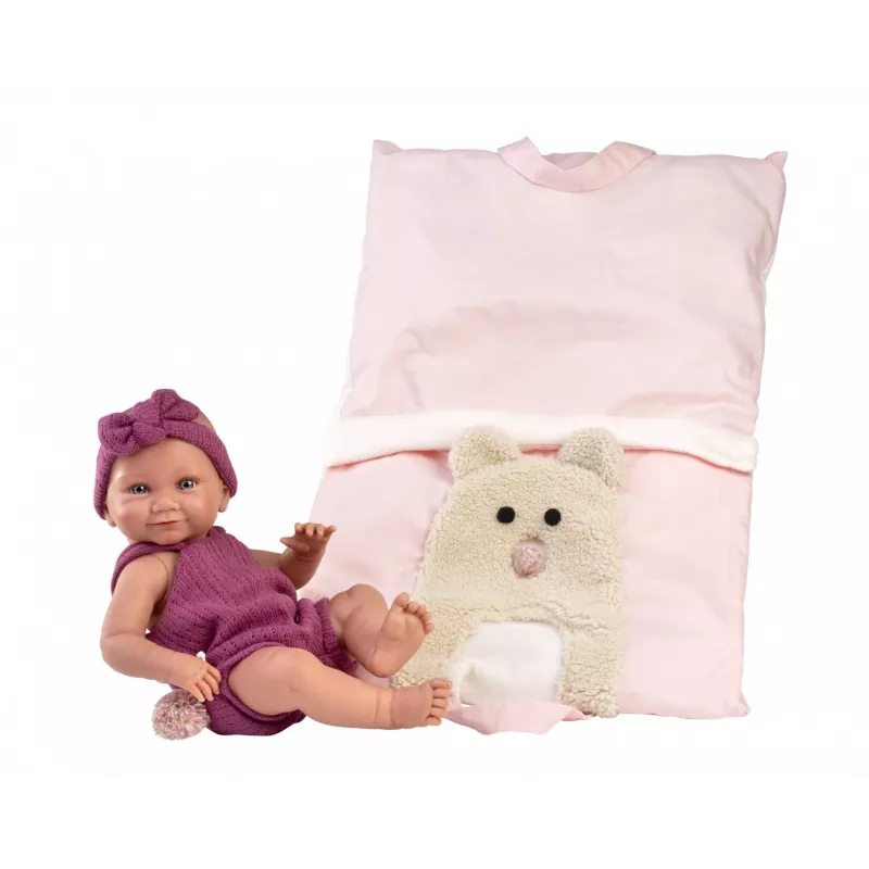 Boneca Llorens 40 cm Boneca bebé de corpo macio com características realistas para brincar e colecionar