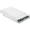 Caixa para HDD/SSD DeLOCK 42623 transparente 2,5/3,5 polegadas