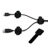 Suporte de parede para cabos em velcro LABEL THE CABLE PRO, conjunto de 50 unid. - preto
