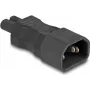 DeLOCK Adaptador de alimentação IEC 60320 - C14 para C7 conector fêmea 2,5 A preto