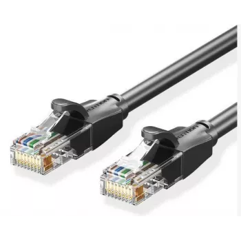 Cabo patch CAT.6 UTP/2M preto Ibebh Vention