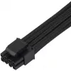 SilverStone SST-PP07E-EPS8B cabo de extensão EPS de 8 pinos para EPS/ATX de 4+4 pinos, 30 cm, preto