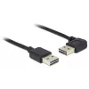 Cabo USB DeLOCK 5m USB 2.0 A macho/macho 90°