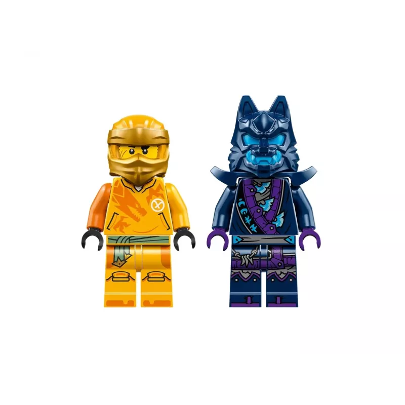 LEGO NINJAGO Arin's Battle Mech Figura de ação Brinquedo ninja para rapazes e raparigas a partir de 4 anos, conjunto Dragons Rising com minifigura Arin e mini-katana