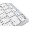 Teclado sem fios Inca IBK-569BT Bluetooth 78 teclas Metallic prateado