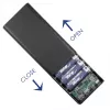 Akyga AK-BC-05 Caixa para power bank 37000 mAh, 12x 18650, 22,5W, Qi, USB-C, 2x USB-A, Lightning