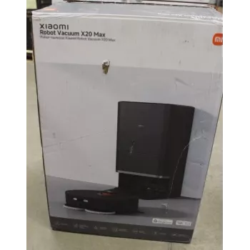 SALE OUT. Xiaomi Robot Vacuum X20 Max EU | Xiaomi Robot Vacuum | X20 Max EU | Húmido e seco | 5200 mAh | 8000 Pa | Preto | USADO, RISCADO, SUJO, SEM MANUAL
