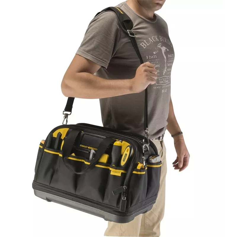 Bolsa de ferramentas STANLEY FATMAX Multi Access FMST1-73607, poliéster, 430 × 280 × 300 mm, 2 pegas, alça de ombro