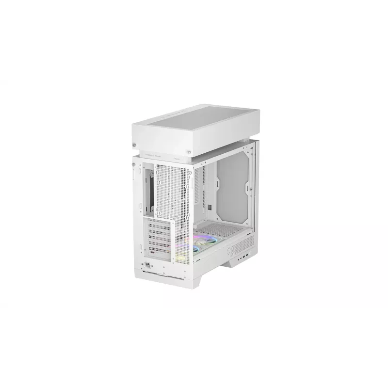 Caixa de PC DeepCool CL660 WH branca — ATX/Micro-ATX/Mini-ITX, vidro temperado, suporta fontes de alimentação ATX/PS2/SFX/SFX‑L