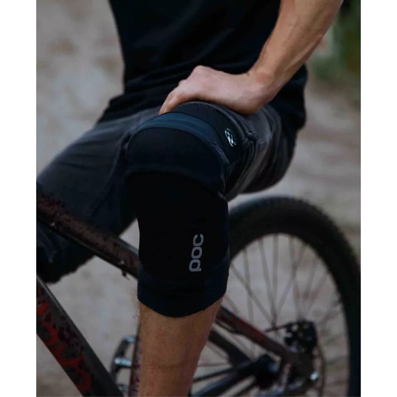 Joelheiras POC Oseus VPD Knee — Preto, Material elástico