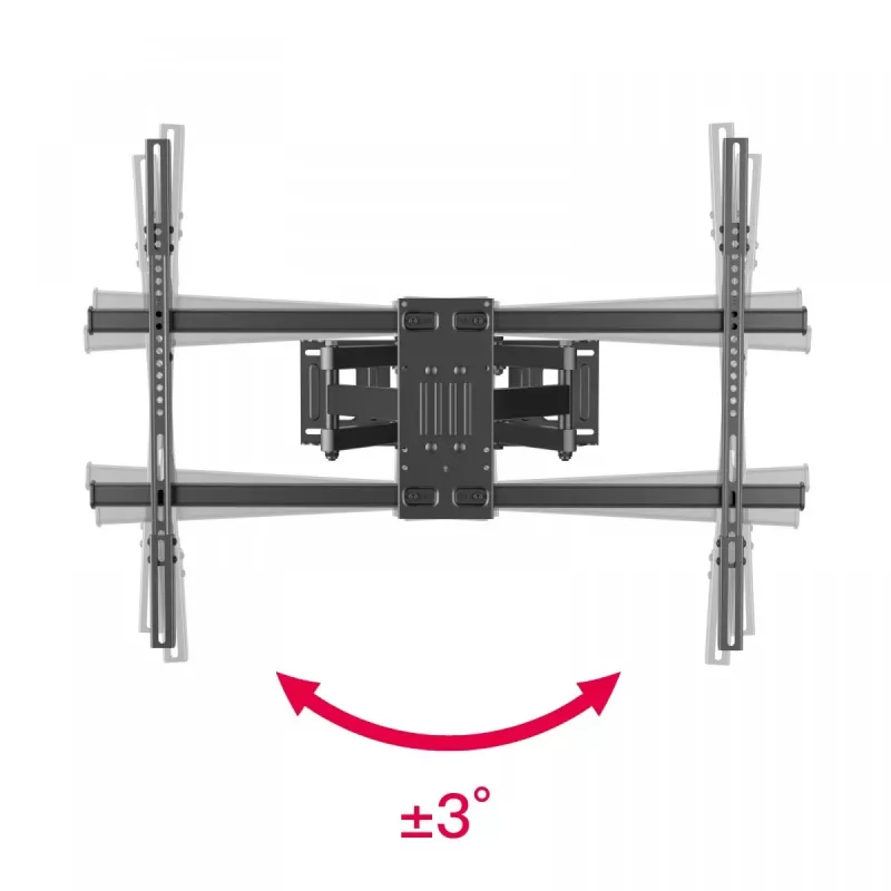 Suporte de TV TB TB-854 para televisores até 100 polegadas, máx. 65 kg, VESA 800×600