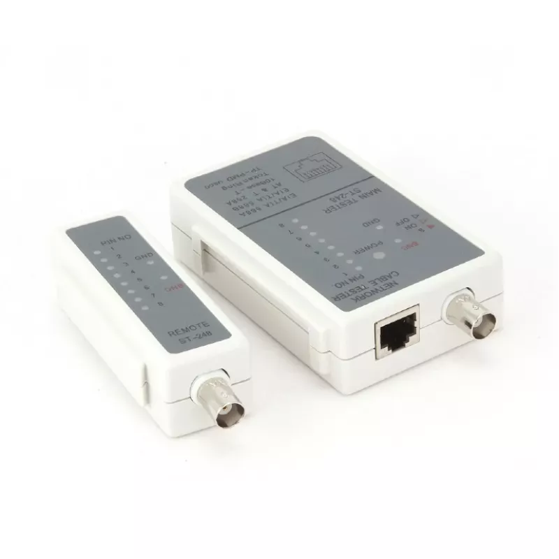Testador de cabos de rede Cablexpert NCT-1 branco