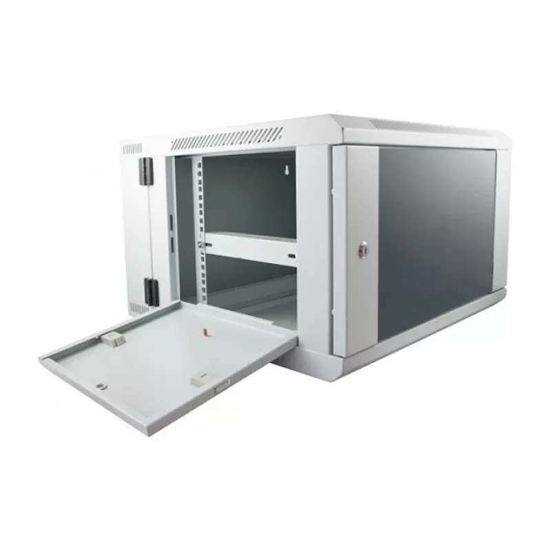 Armário de rack para servidor ALLNET SMB6606 cinzento, 23 kg, caixa compacta de rede/servidor