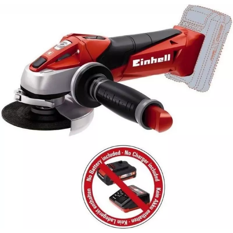 Rebarbadora angular a bateria Einhell TE-AG 18/115 Li-Solo 11,5 cm 8500 rpm 1,21 kg