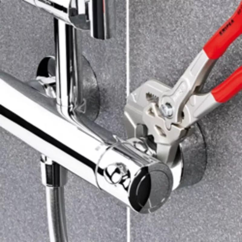 Chave-alicate Knipex 250 niquelado PVC mandíbulas polidas
