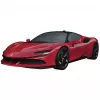 Puzzle 3D Ravensburger Iconics Ferrari SF90 Stradale – kit de montagem de modelo de colecionador